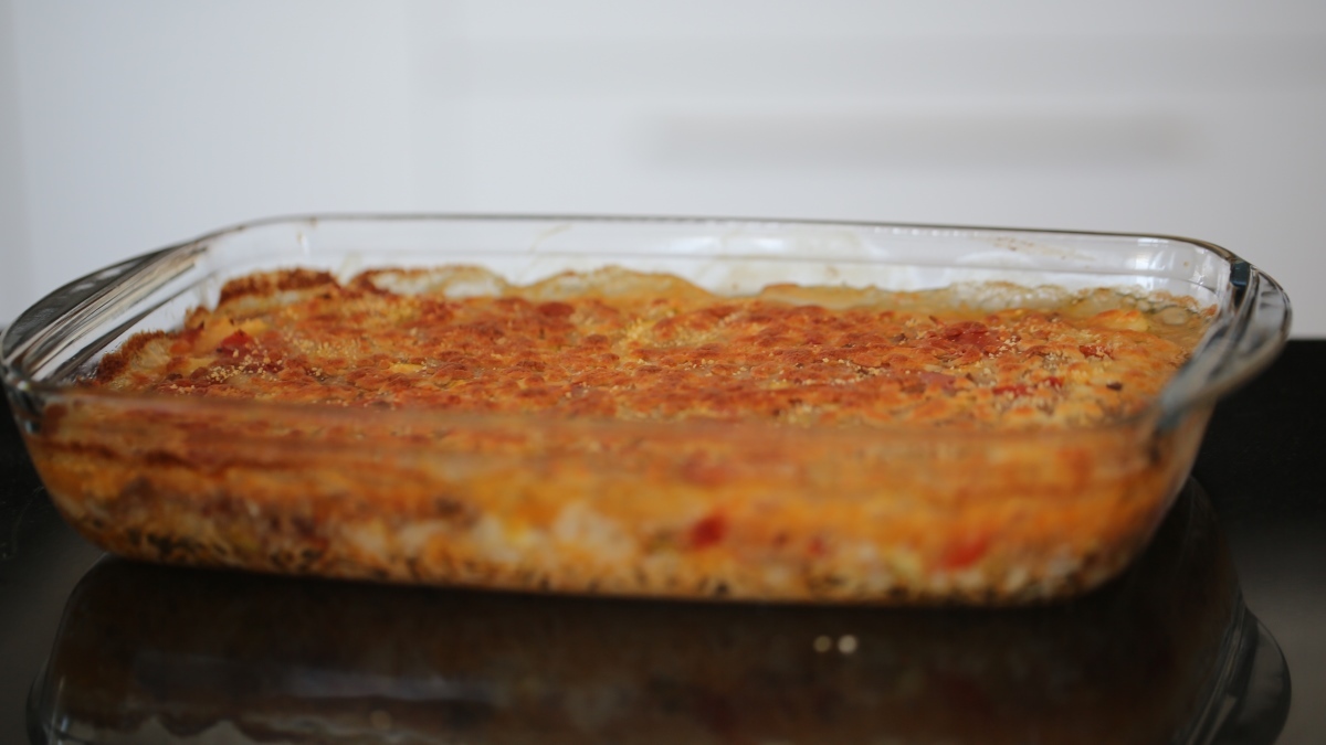 Tomaten-Zucchini-Auflauf mit Hackfleisch
